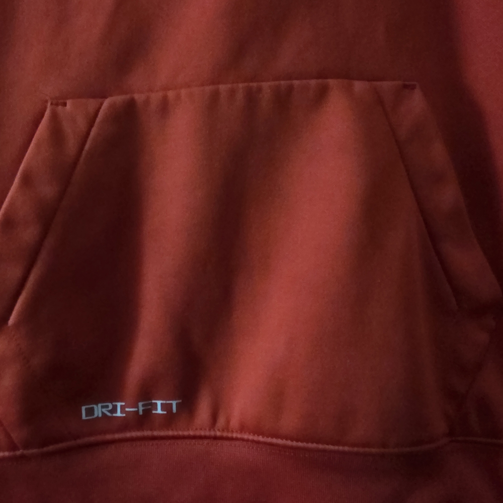Jordan Youth Medium Red Dri-FIT Pullover Hoodie - Picture 5 of 5